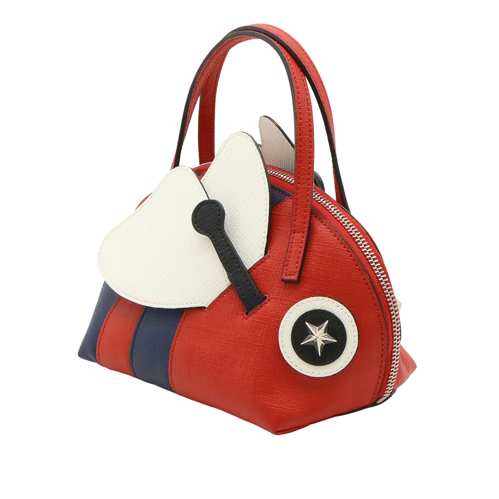 Pre-Loved Gucci Childrens Leather Zoo Bee Handbag - Picture 2 of 7